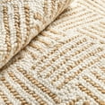 thumbnail image 6 of Dash & Albert Layers Hand Hooked Wool Rug, 10' x 14', Ochre, 6 of 8