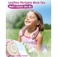 thumbnail image 3 of Ventilador de cuello FANSEXPERT para niños, recargable, 2400 mAh, 3 velocidades, 3 of 6