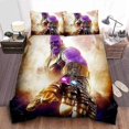 thumbnail image 1 of v4705 Bed Sheets Thanos And The Galaxy Duvet Cover Set Children Pillowcase Bedclothes Bed Sheets IU4705, 1 of 4