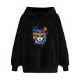 thumbnail image 2 of WJHWSX Womens Hoodies,Black Hoodie,Breathable,Soft,Polyester,Black,M(US:6), 2 of 5