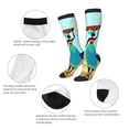 thumbnail image 6 of Easygdp African Women Fashionable Adult Sockings&Sports Sockings&Breathable Sockings, Non-Pilling,Contrasting Color Design, 6 of 9