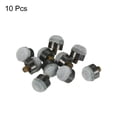 thumbnail image 3 of Uxcell 11mm Dia Screw on Pool Cue Tips Replacement Pool Stick Tips Accessories Grey 10 Pack, 3 of 5