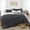 Dark Gray, variant on SGI Bedding 3 Piece Reversible Cotton Duvet Cover Teal Solid 600TC King