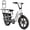 K004-White-Gray, variant on TST Electric Bike, 1500W E-Mountain Bike, 48V/15AH Removable Battery UL2849, Max Range 80Miles, 20" Fat Tire Ebike, 28mph Fast Cargo Ebikes, Electric Bicycle
