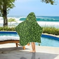 thumbnail image 6 of Toddler Hooded Beach Towel 24x50 Kids Bath Towels Soft Quick Dry for Swim Pool Boys Girls Grass, 6 of 7