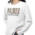thumbnail image 2 of Anesthetist Nurse Leopard Print Long Sleeve Shirt Unisex 3X-Large White, 2 of 5