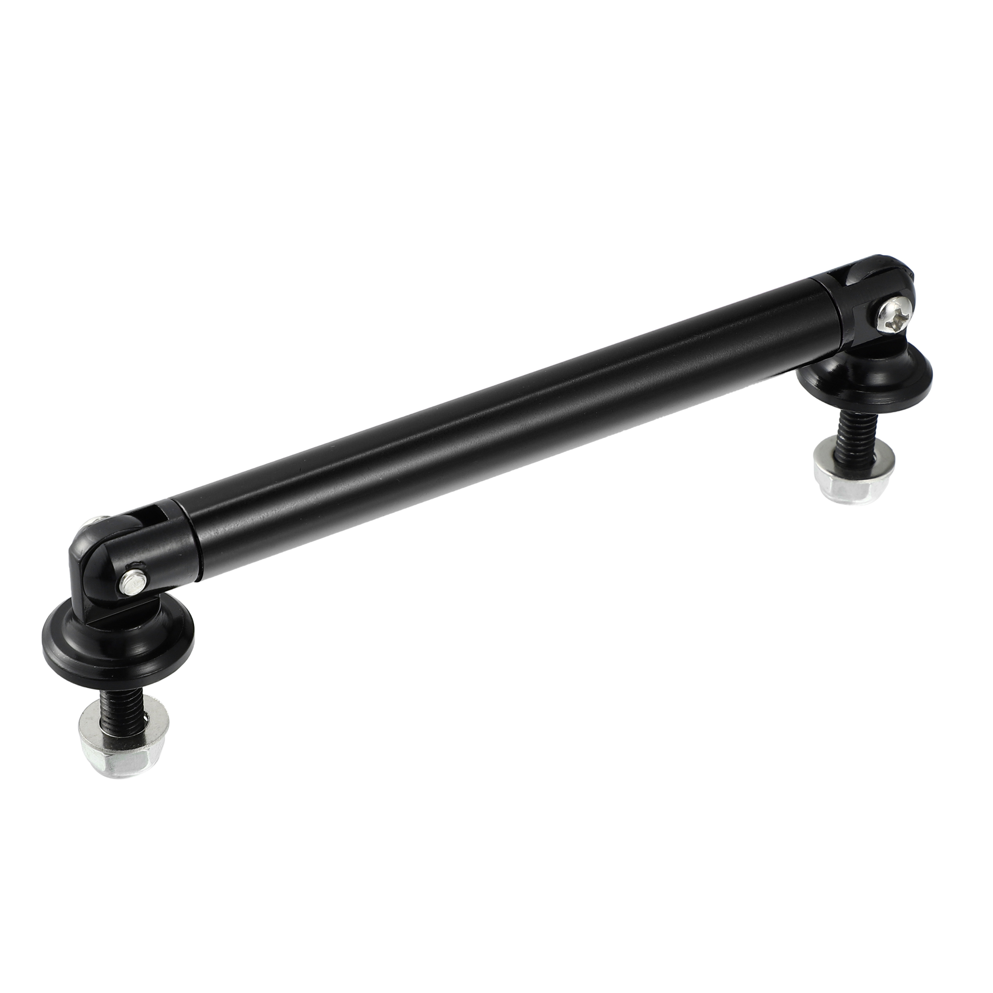 Unique Bargains Adjustable Front Rear Bumper Lip Splitter Strut Rods Black