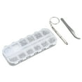 thumbnail image 1 of Glasses Screws, Repair Screws Kit Stainless Steel Strong Convenient Multi Function With Storage Box Screwdriver  For Cellphone, 1 of 8