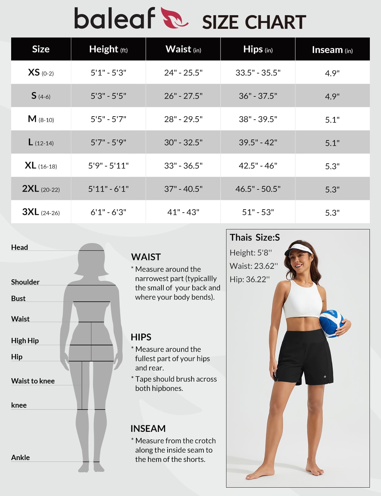 BALEAF Women's Swim Shorts High Waisted Quick Dry 5'' Modest Swimsuits Bottoms Tummy Control Boxer Liner Board Shorts with Zipper Pockets Black M