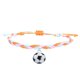 thumbnail image 1 of Pulseras de Fútbol Charm Favors Fútbol Negro Rojo Blanco Marrón Pulseras de Fútbol Cuentas Ajustable Inspirational for Teens Adults Sport Birthday Football Favors For, 1 of 2