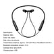 thumbnail image 4 of Auricular colgante de cuello Bluetooth-Compatible con Bluetooth V5.0 USB Auriculares recargables Viajes Juegos Música Manos libres Telefono Smartphone Negro Yuarrent EL018270-01B, 4 of 7