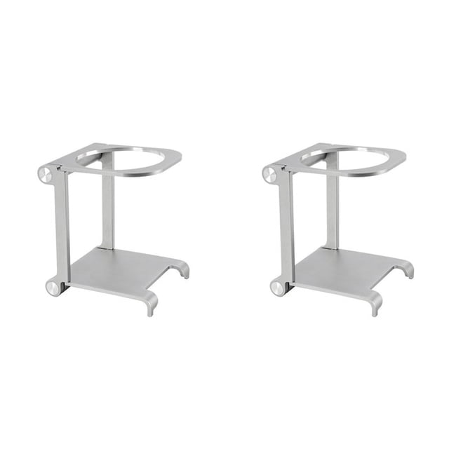 2X Soporte Plegable para de Café, Soporte de AleacióN de Aluminio, Expreso, PortáTil, para Viaje, Uso Al Aire Libre, Herramienta, Estante para MáQuina de Café