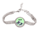 thumbnail image 1 of Athletic Art Ice Pulsera de tobillera de cadena de tenis, joyería de diamantes, 1 of 3