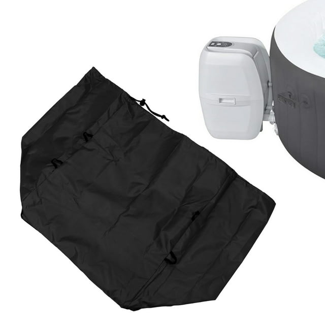 Hot Tub Heater Pump Cover Water Dust Inflatable Spa Heating Pump Cover for Outdoor Use