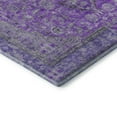 thumbnail image 3 of Addison Rugs Mayfield Premium Machine Washable Traditional Global Purple Rectangle Rug, 5' X 7'6" Machine Washable Traditional Global Purple Oversized Sherpa Throw Blanket, 3 of 7
