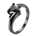 thumbnail image 1 of En forma de corazón de joyería de las mujeres circón colorido corazones Anillos, 1 of 3