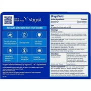 Vagisil Regular Strength Moisturizing Anti-Itch Cream, 1.0 Oz, 2-Pack