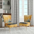 thumbnail image 2 of Designart « Harvested Gold III » Fauteuil d'Appoint Rembourré Jaune à Paysage Abstrait - Fauteuil Moderne pour Salon, 2 of 7