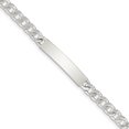 thumbnail image 1 of 925 Sterling Silver 8 Inch Engraveable Curb Link Id Bracelet, 1 of 7