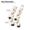 thumbnail image 2 of Fotbe Little Birds Calcetas Divertidas Estampadas para Hombre y Mujer, Calcetas de Algodón hasta la Rodilla para Caminar, Correr, Enfermería y Embarazo, 2 of 6