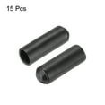 thumbnail image 3 of Uxcell 15Pcs Heat Shrink End Cap 8mm ID x 25mm L 2:1 Ratio Heat Shrink Tube Cap Black, 3 of 5