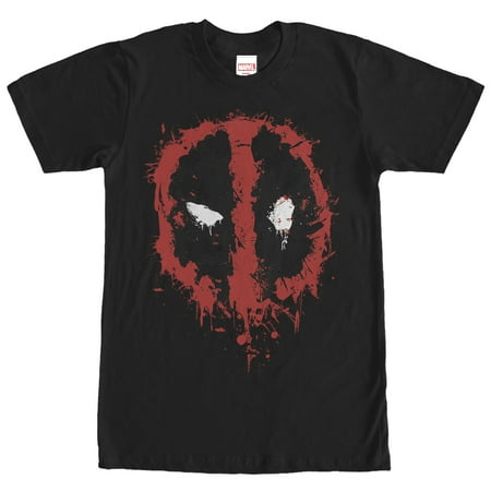 - Marvel Men's Deadpool Splatter Icon T-Shirt