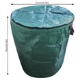 thumbnail image 2 of pitrice Gardening Bag Reusable Leaf Waste Pouch Plant Trash Garbage Container for Lawn Yard Pool with Lid, 72 Gallons, 2 of 7