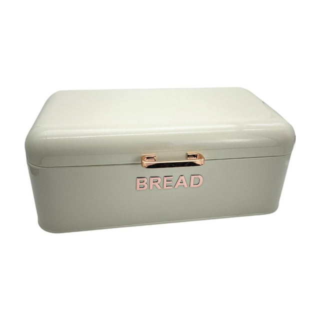 Caja de pan para mostrador de cocina Organizador de panera Panera multiusos Panera Panera Blanco