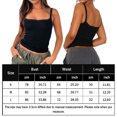 thumbnail image 3 of Chaleco Túnica Básico Chaleco tipo túnica básico para mujer, top sin espalda con tirantes finos, atuendo diario (negro L) Cgtredaw Para estrenar, 3 of 6