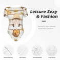 thumbnail image 6 of Naloa Cute Bee Gnome Women's Short-Sleeved Onesie, One-Piece Swimsuit for Parties, dates, clubs - X-Large, 6 of 9