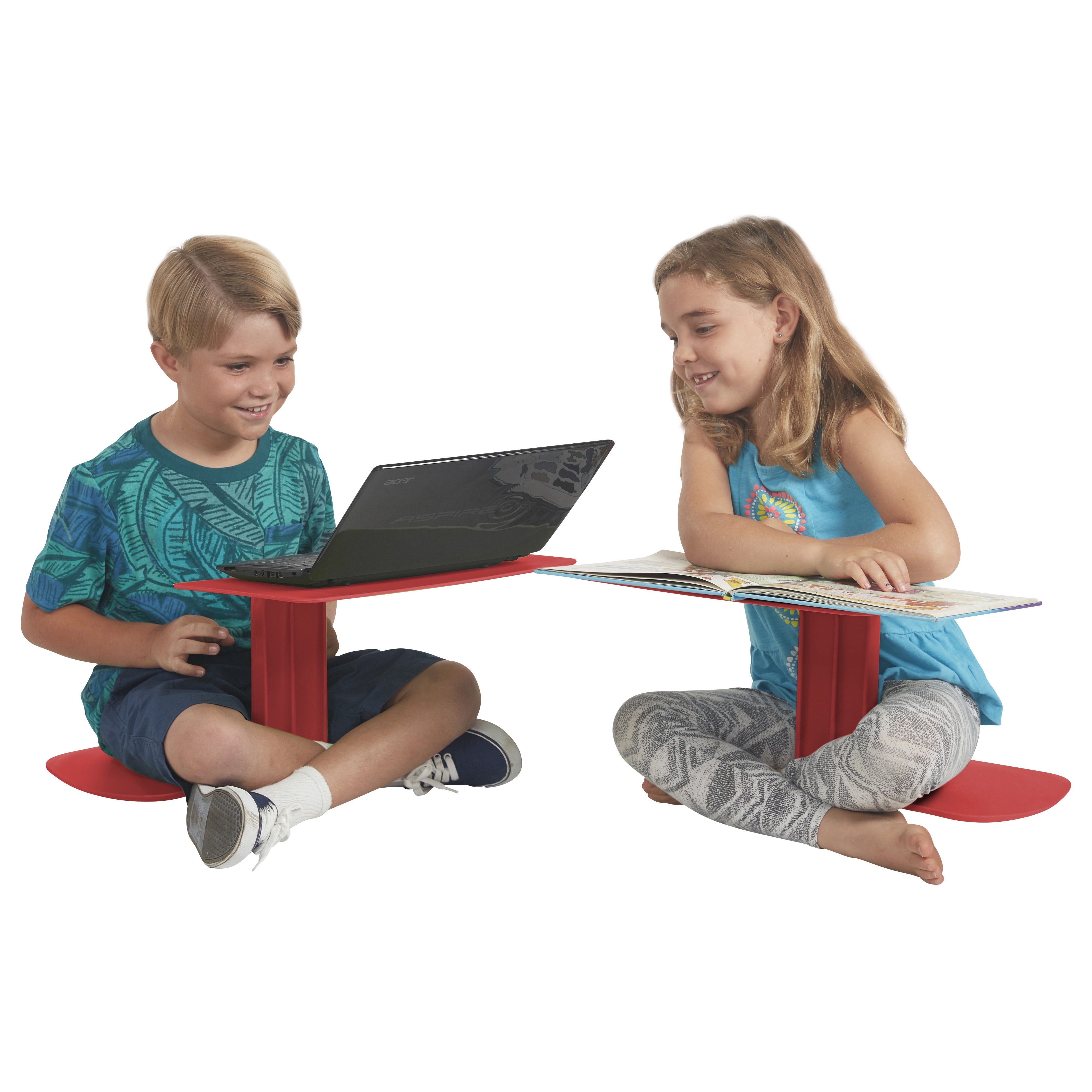 ECR4Kids The Surf Portable Lap Desk, Kids Floor Desk, OnePiece Writing