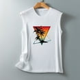 thumbnail image 4 of DailyTrove Women's Rainbow Graphic Sleeveless Tank - Casual V-Neck Top, Colorful for Pride & Celebrations, 4 of 4