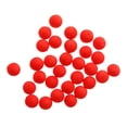thumbnail image 1 of lucky3celectronics 30 Pcs Bouillettes EVA Up Pêche Boules Flottantes Perles s Rouge, 1 of 10