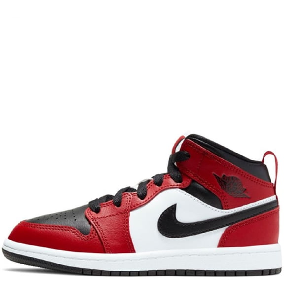 Little Kid's Jordan 1 Mid Black/Black-Gym Red (640734 069) - 12