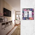 thumbnail image 5 of Yayeee Rocker Switch Wall Plate 1-Gang 4.6"x2.9" Home Decorative Outlet Cover, Soft Pinks Flowers, 5 of 6