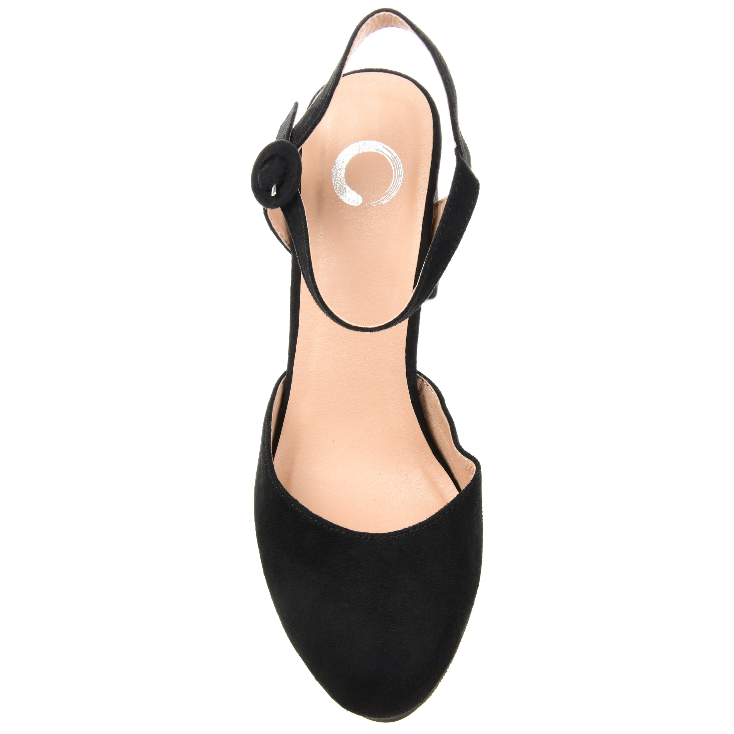 Journee Womens Roslynn Almond Toe High Block Heel Pumps, Widths Available
