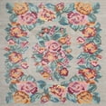 thumbnail image 1 of Ahgly Company Machine Washable Indoor Square Traditional Orange Salmon Pink Area Rugs, 5' Square, 1 of 7
