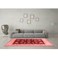 thumbnail image 3 of Ahgly Company Indoor Rectangle Oriental Red Industrial Area Rugs, 4' x 6', 3 of 4