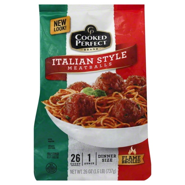 Cooked Perfect® Italian Style Meatballs 26 oz. Bag