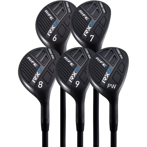 Rife Golf RX7 Senior Men's Standard Graphite Hybrid Iron Set #6-PW