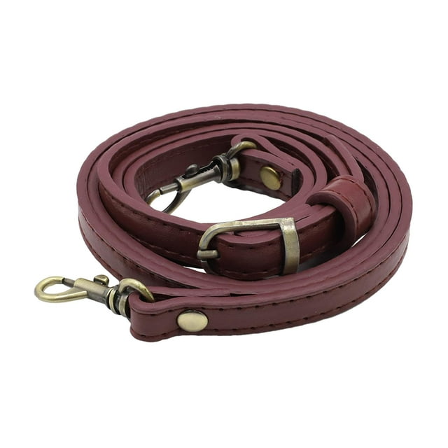 Correa de bolso artesanal con estilo para mujer, correa universal para bolso de hombro, correa para bolso de mano Rojo oscuro