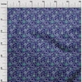 thumbnail image 3 of oneOone Polyester Spandex Blue Fabric Asian Suzani Diy Clothing Quilting Fabric Print Fabric By Yard 56 Inch Wide, 3 of 5