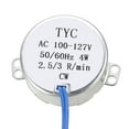 thumbnail image 2 of Motor sincrónico Uxcell AC 100-127V 2.5-3RPM 50-60Hz CW 4W, 2 of 5