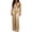 Beige, variant on Satin Jumpsuits for Women V Neck Sleeveless Dressy Jumpsuits Cinched Waist Wide Leg Evening Party Summer Outfits Silver L