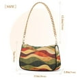 thumbnail image 3 of FORMRS Womens Shoulder Bag with Chain Strap Clutch Purse Cute Tote Handbag, Abstract Desert Pattern, 3 of 7