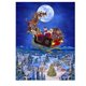 thumbnail image 1 of Kit completo de bordado de diamantes navideños de 30 x 40 cm, Papá Noel, pintura de diamantes 5d, luna llena, bordado de punto de cruz redondo, decoración para dormitorio y oficina, 1 of 5