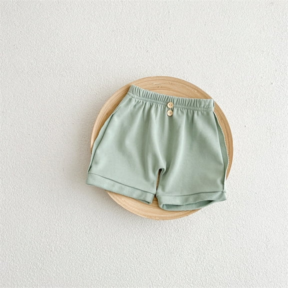 BXSRUTA Toddler Shorts Child Shorts Spring and Summer Infants and Toddlers Five Minutes In Pants Comfortable Loose Cotton Shorts Toddler Boy Girl Shorts, 2T