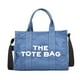 thumbnail image 2 of Bolso TheToteBag para mujer, bolso de mano portátil con letras 2023, bolso mensajero de lona de gran capacidad, 2 of 5