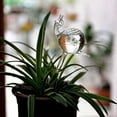 thumbnail image 2 of 2pcs Snail Shape Hand Blown Clear Glass Self Watering Durable Mini Transparent Plant Watering, 2 of 3