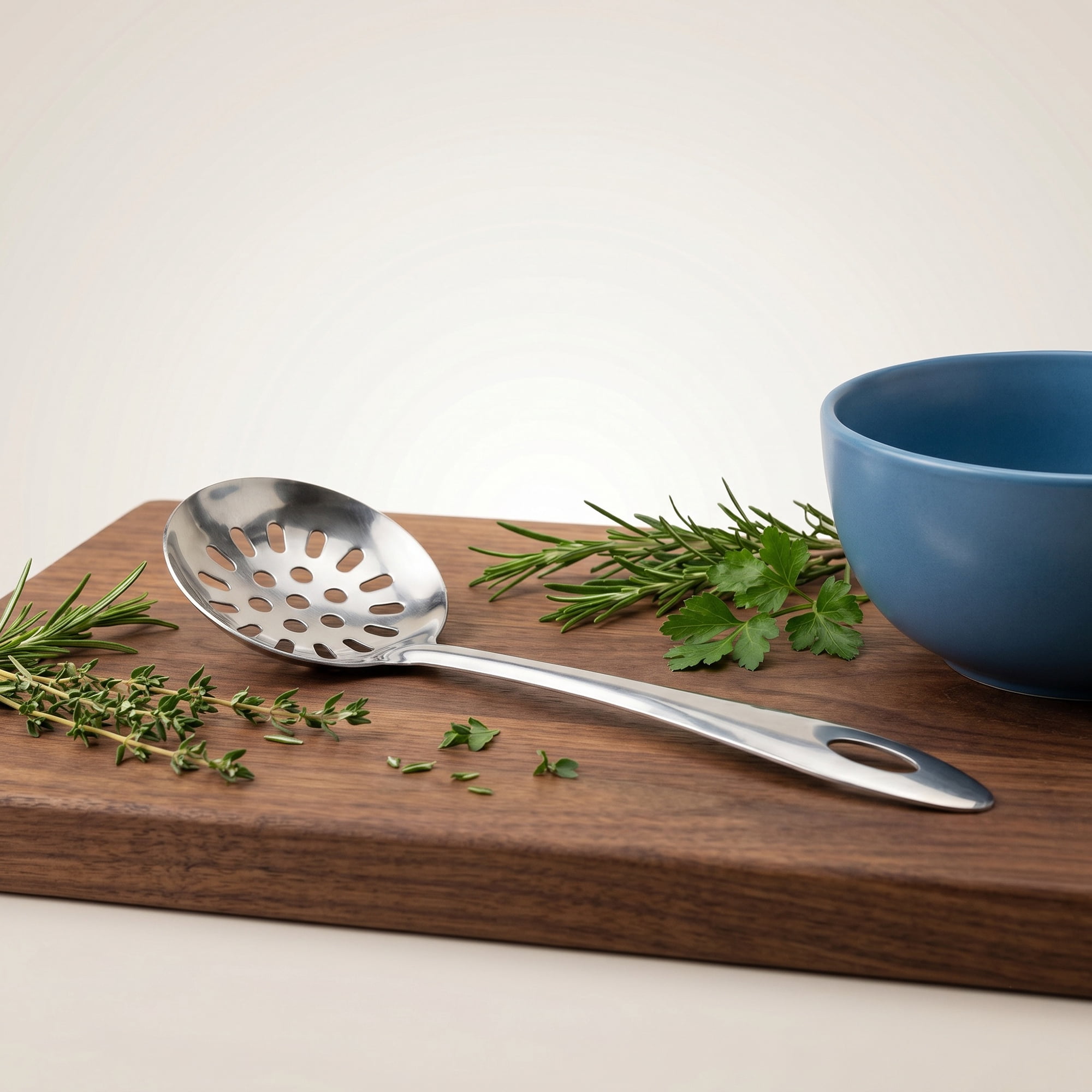 Unique Bargains Stainless Steel Spoon Safe for Non Stick Cookware Slotted spoon 10.6"x2.8"